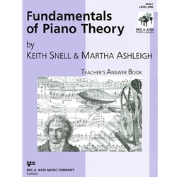 Fundamentals of Piano Theory, Level 1 Answer Book NAK PA LIB