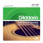 D'Addario EJ18 Phosphor Bronze Acoustic Guitar Strings, Heavy, 14-59