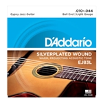 D'Addario EJ83L Gypsy Jazz Acoustic Guitar Strings, Ball End, Light, 10-44