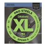 D'Addario EPS165-5 ProSteels 5-String Bass, Custom Light, 45-135, Long Scale