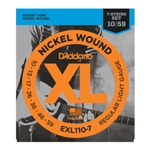 D'Addario EXL110-7 7-String Nickel Wound Electric Guitar Strings, Regular Light, 10-59