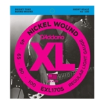 D'Addario EXL170S Nickel Wound Bass Guitar Strings, Light, 45-100, Short Scale