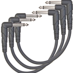 D'Addario Classic Series Patch Cable, 3-pack, 6"