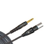 D'Addario Custom Series Microphone Cable, XLR Female to 1/4 Inch, 10'