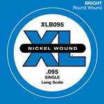 D'Addario XLB095 Nickel Wound Bass Guitar Single String, Long Scale, .095