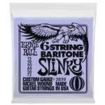 Ernie Ball Slinky 6-String Baritone Electric Guitar Strings, Ball End, 13-72