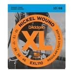 D'Addario EXL110 Nickel Wound Electric Guitar Strings, Regular Light, 10-46