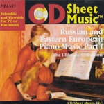 CD Sheet Music: Russian and Eastern European Piano Music Part 1