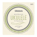 D'Addario EJ87S Titanium Ukulele Strings, Soprano