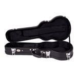 Kala Archtop Ukulele Hardcase, Black - Baritone