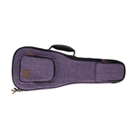 Kala Sonoma Coast Deluxe Cloth Ukulele Case, Vista Point Purple - Tenor