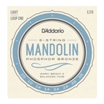 D'Addario EJ73 Mandolin String Set, Phosphor Bronze, Light, 10-38