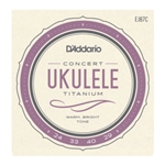 D'Addario EJ87C Titanium Ukulele Strings, Concert