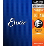 Elixir Nickel Plated Steel Electric Guitar Strings w/ NANOWEB Coating, Heavy 12-52