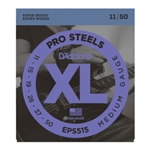 D'Addario EPS515 ProSteels Electric Guitar Strings, Medium, 11-50