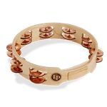 LP® Accent 10" Double Row Wood Tambourine with Copper Jingles