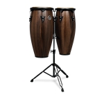 LP® Aspire® Series 10"/11" Conga Set w/Stands - Jamjuree Wood