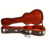 Kala Vintage Alligator Ukulele Hardcase, Burgandy - Concert