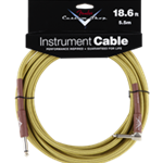 Fender Custom Shop Tweed Instrument Cable, 18.6', angled