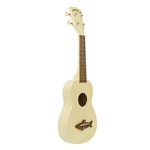 Makala Soprano Shark Ukulele - Coral Yellow