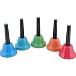 Kids Play Hand Bells 5 Note Chromatic Add-On Set (Black Handles)