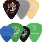 D'Addario Assorted Guitar Picks, 7-pack, Medium