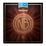 D'Addario NB1253 Nickel Bronze Acoustic Guitar Strings, Light, 12-53