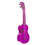 Kala Waterman Soprano Ukulele - Florescent Purple Grape