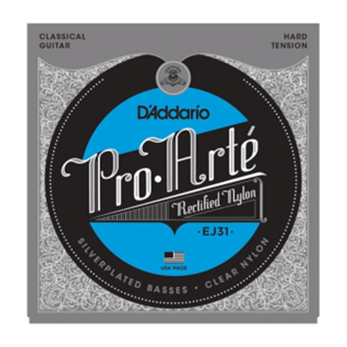 D'Addario EJ31 Pro-Arté Rectified Trebles, Hard Tension