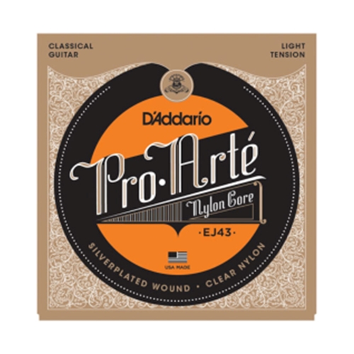 D'Addario EJ43 Pro-Arte Nylon Classical Guitar Strings, Light Tension