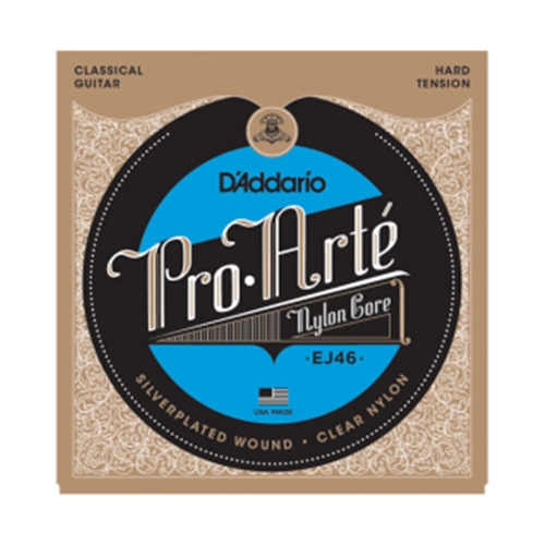 D'Addario EJ46 Pro-Arté Nylon Classical Guitar Strings, Hard Tension