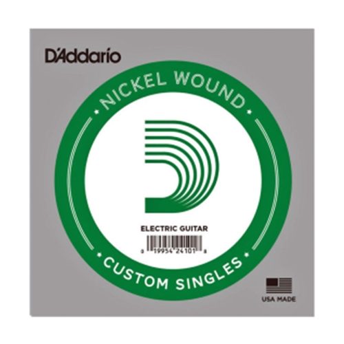D'Addario XL Nickel Wound Electric Guitar String Singles, Ball End, .018-.074