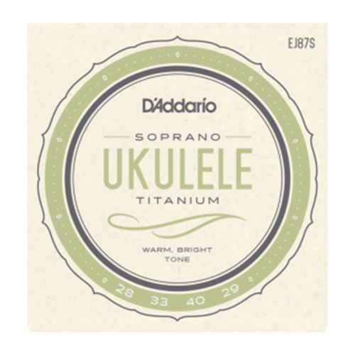 D'Addario EJ87S Titanium Ukulele Strings, Soprano