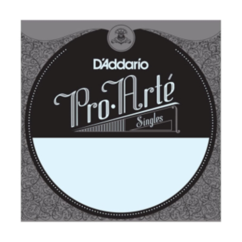 D'Addario Pro-Arté Nylon Classical Guitar String Singles, Hard Tension