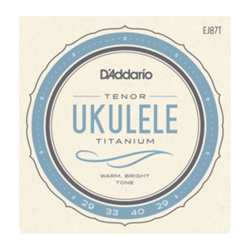 D'Addario EJ87T Titanium Ukulele Strings, Tenor