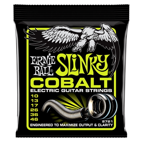 Ernie Ball Regular Slinky Cobalt Electric Guitar Strings 10-46