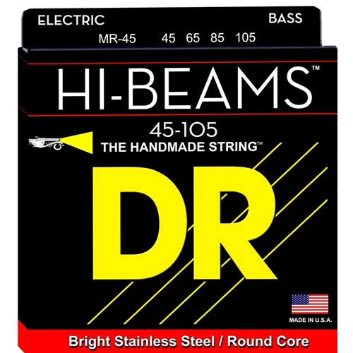 DR Strings Hi-Beam Bass Guitar Strings, 45-105