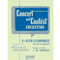 Concert & Contest Collection for Eb Alto Saxophone - Piano Accomp.