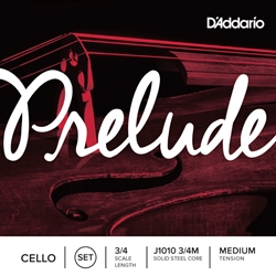 D'Addario Prelude 3/4 Cello Set