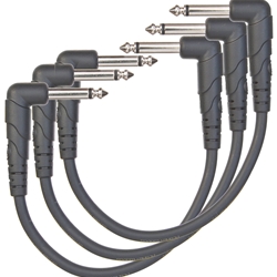 D'Addario Classic Series Patch Cable, 3-pack, 6"