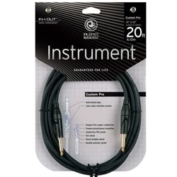 D'Addario Custom Pro Series Instrument Cable, 20'