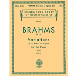 Brahms Variations on a Theme by Paganini, Op. 35 - Book 1