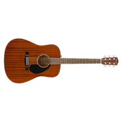 Fender CD-60S Dreadnought Acoustic Guitar - All Mahogany