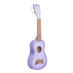 Makala Soprano Dolphin Ukulele - Purple Burst