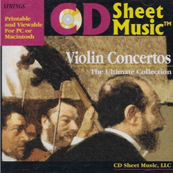 CD Sheet Music: Violin Concertos