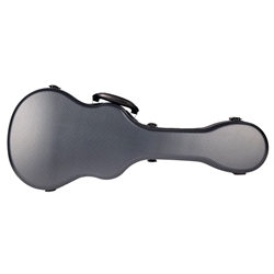 Kala ABS Molded Plastic Ukulele Hardcase, Charcoal - Concert