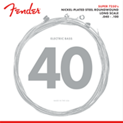 Fender 7250L Bass Strings, Nickel Plated Steel, Long Scale, .040-.100