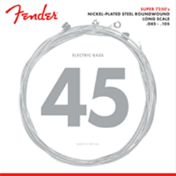 Fender 7250M Bass Strings, Nickel Plated Steel, Long Scale, .045-.105
