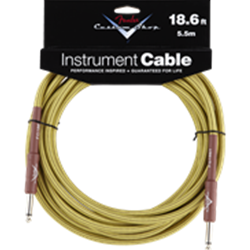 Fender Custom Shop Instrument Cable, 18.6', Tweed