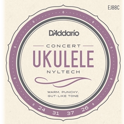 D'Addario EJ88C Nyltech Ukulele Strings, Concert